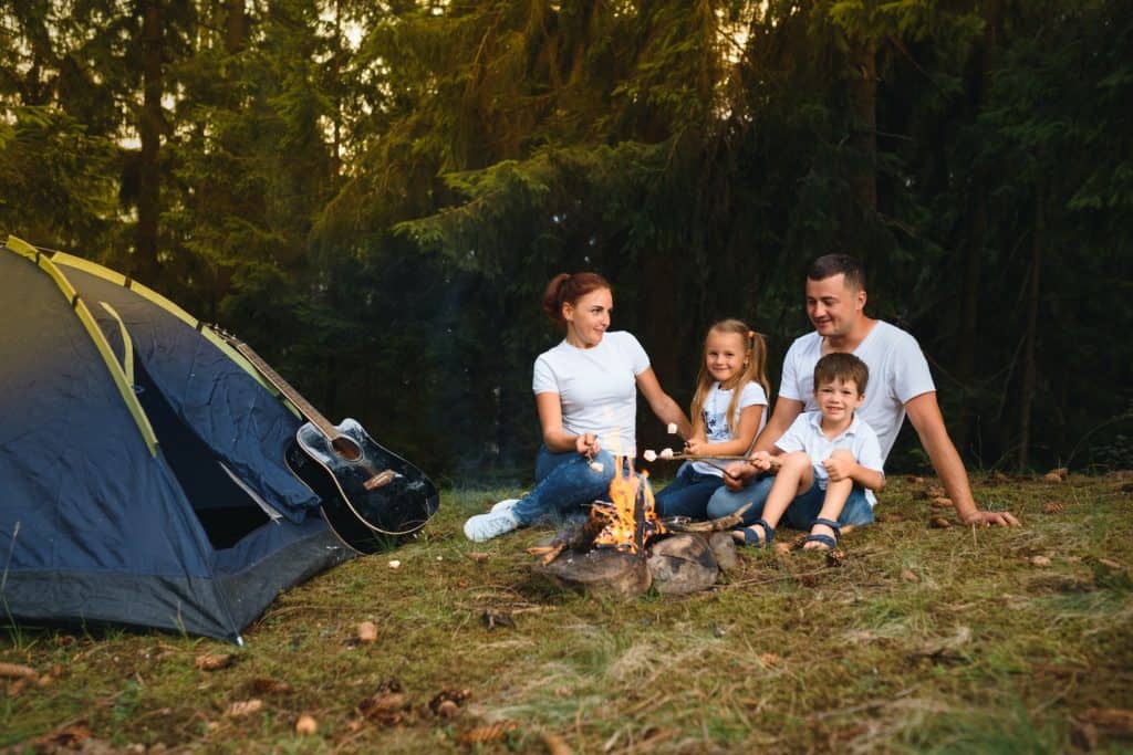 Camping with child